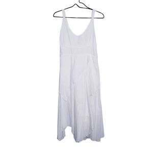 Blanc du Nil Layered Midi Dress